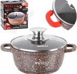 Brown Granite Кастрюля 3,5л d20 h10см (6) 