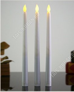 Свеча светодиод (пластик) 