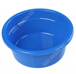 Таз круглый 19л синий (d45 h18см) (20) 