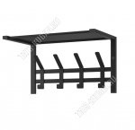 Вешалка с полкой 