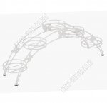 Подставка для цветов 5 корзинки на подоконник 