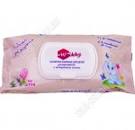 Влажные салфетки детские 50шт,с крышкой 