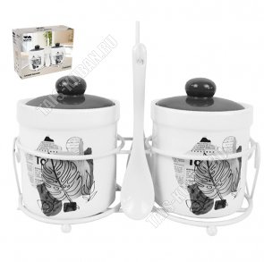 Today/Газета и листья Банка набор 2шт 240мл, п/у (16) 