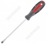 Отвертка Anti-Slip шлиц SL6х150мм CrV,2-х комп.руч,магнит.жало (12)