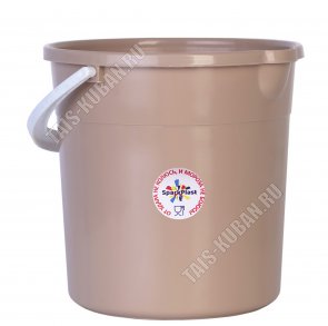Ведро с носик 7л капучино (d23 h23см) (10) 