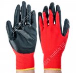 Перчатки д/сад.работ 10 разм (ХL) нейлон+нитрил-ладонь (12)  !Честный знак