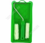 Валик и Малярный н-р д/работ по дереву 2пр (кювета 150х290мм и мини-валик 110мм,мехов.12мм) 