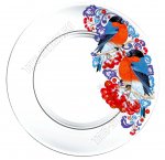 Снегири/Зимние забавы Тарелка плоская набор 6шт d20см (4) 