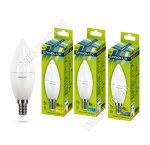 Ergolux-Свеча E14 9Вт.дневн.(аналог 80Вт обыч.лампы) h109мм d38мм (10) 