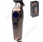 Машинка д/стрижки (аккум) 5Вт,4насад (1-7мм), бронза, узор (12)