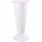 Ваза д/цветов 6л d21 h44см,круг.рельеф,белый (5) 