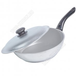 Сковорода глубокая d25см с крышкой (10) 