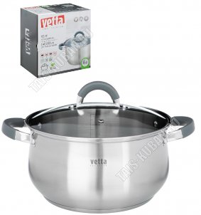 Vena Кастрюля 6,0л d24см,ф.груша (12) 