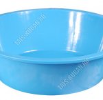 Таз круглый  8,0л (d35 h10см) бирюза (10)