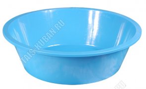 Таз круглый  8,0л (d35 h10см) бирюза (10) 