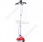 Отпариватель 2800Вт д/воды 2.0л,пар 35гр/мин,10реж,телескоп.стойка 1,55м,заж.д/брюк,12диск.латун.нагр.элемент,автооткл,красный (4) 