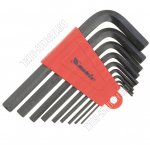 Н-р Ключей шестигран. 9шт. HEX,1,5-10мм,CrV 