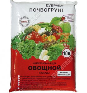 Грунт ДУБРАВА - Овощной 10л (повышен.содержан.фосфора) (5) 