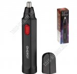 Триммер для носа, ушей (аккумуляторный) 2Вт, черный/красный (100) 