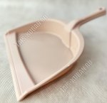 Совок 24х17см,горизонт.ручка L11см ,пудрово-розов (60) 