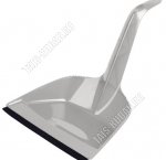 Совок мягкая кромка .23х16см,вертикальн.ручка L26см , серый (20) 