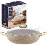 Жаровня коричев (сфера) 3,0л d26см h7см (4) Горянка