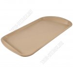 Поднос прям.(37х26 h2,5см) мокко (12) 