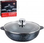 Жаровня 4л d28 h8см с крышкой (6) 