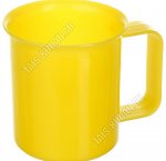 Кружка 0,25л (d7,5 h8,5см) ф.цилиндр,желтый (32) 
