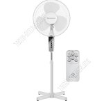 Вентилятор напольный EUROSTEK 45Вт, пульт управления, белый в упаков.4шт,d43см (цена за 1шт) (4) 