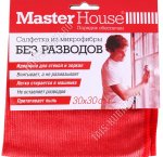 Салфетка микрофиб. (30х30см) 250г/м2, д/стекол,зеркал (20/200) 