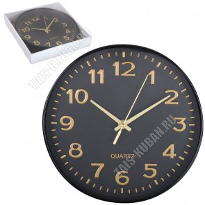 Часы (пластик) круг.d25см