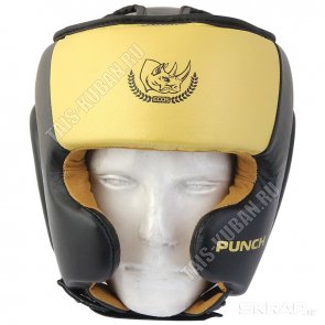 Шлем бокс XL на липуч.,кожа/микрофиб.Amara/EVA, золотой 