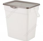 Ведерко д/стир.порош  6,0л (22х18 h25см) прям,кр.с защ,антрацит (10) 