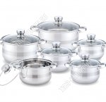 НАБОР кастрюль 4шт (2,7/3,7/5,0л;d18/20/22см +ковш 2,1л d16см) (2) 