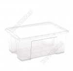 Контейнер прям. 45л с крыш (59х42,5 h30,5см) прозр (5)
