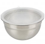 AMARENA Миска 1,5л, пластковая крышка, толщина стенок 0,45мм(сталь201), матовая полировка (1) 
