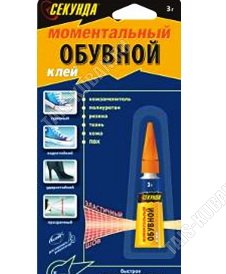 Клей-момент обувной, прозрачн. 3г,блистер (1/60) 