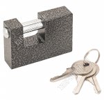 АЛЛЮР Замок навесной, 6х4х1,5см, d10мм, антич.серебр, ВС1Ч-760 (6)