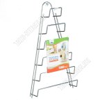 Подставка настен д/крышек 6-ти секц, пирамида, h42см,оцинк 