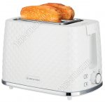 Тостер 930Вт 2 тоста, 7режимов обжаривания, электронное управление, подогрев, разморозка, автоотключение, автоматическое центрирование, выдвижной поддон для крошек, цвет белый(4) 