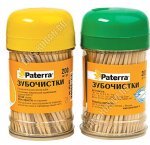 Зубочистки (бамбук) 200шт, Paterra (240)