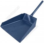 Совок хоз-ый метал.(18х19см) мет.ручка 18см, глубокий, д/мусора