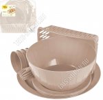 Набор для пикника 5 персон 18пр,латте (4)