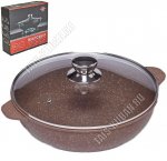 Жаровня 6л d32 h9см с крышкой (5)