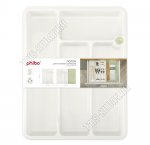 Лоток-вкладыш для столовых приборов светло серый (51/37,3х28,5 h5см) (8) 