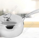MIRROW Ковш 2,3л d18см с металлической крышкой (4)
