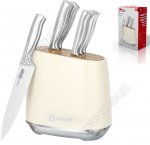 Набор цельнометаллических ножей 6предметов на подставке (6) 