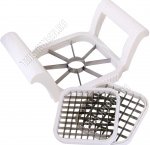 PRESTO Овощерезка многофункц.17х10,5см,3насадки (2-фри,1-ябл.на дольки),нерж.сталь+пласт,п/у 