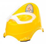Горшок детский, с крышкой, на ножках (35х24 h22,5см) желтый DD Style (24) 